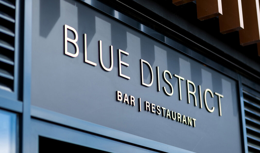 A business appointment at Blue District: no business as usual